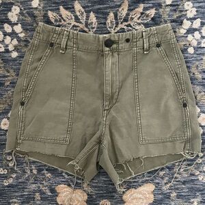 Rag & Bone Army Green Shorts